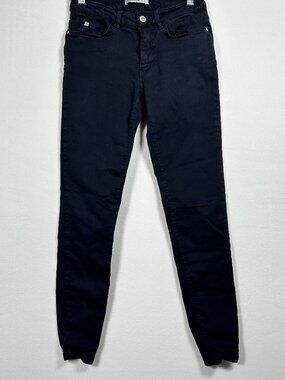 Vintage Zara Basic Black Skinny Denim Jeans size 4